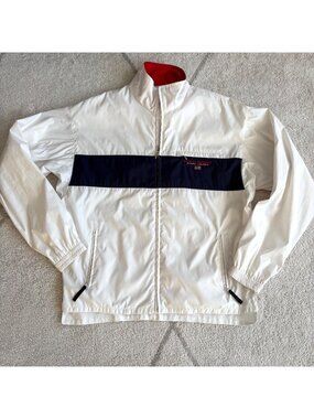 Polo Sport Ralph Lauren Windbreaker Jacket Vintage 90s Preppy Colorblock SZ M